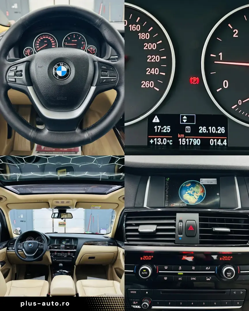 BMW X3 2015 2.0D E6 Garantie 12 Luni Rate Avans 0 Doar Cu Bu