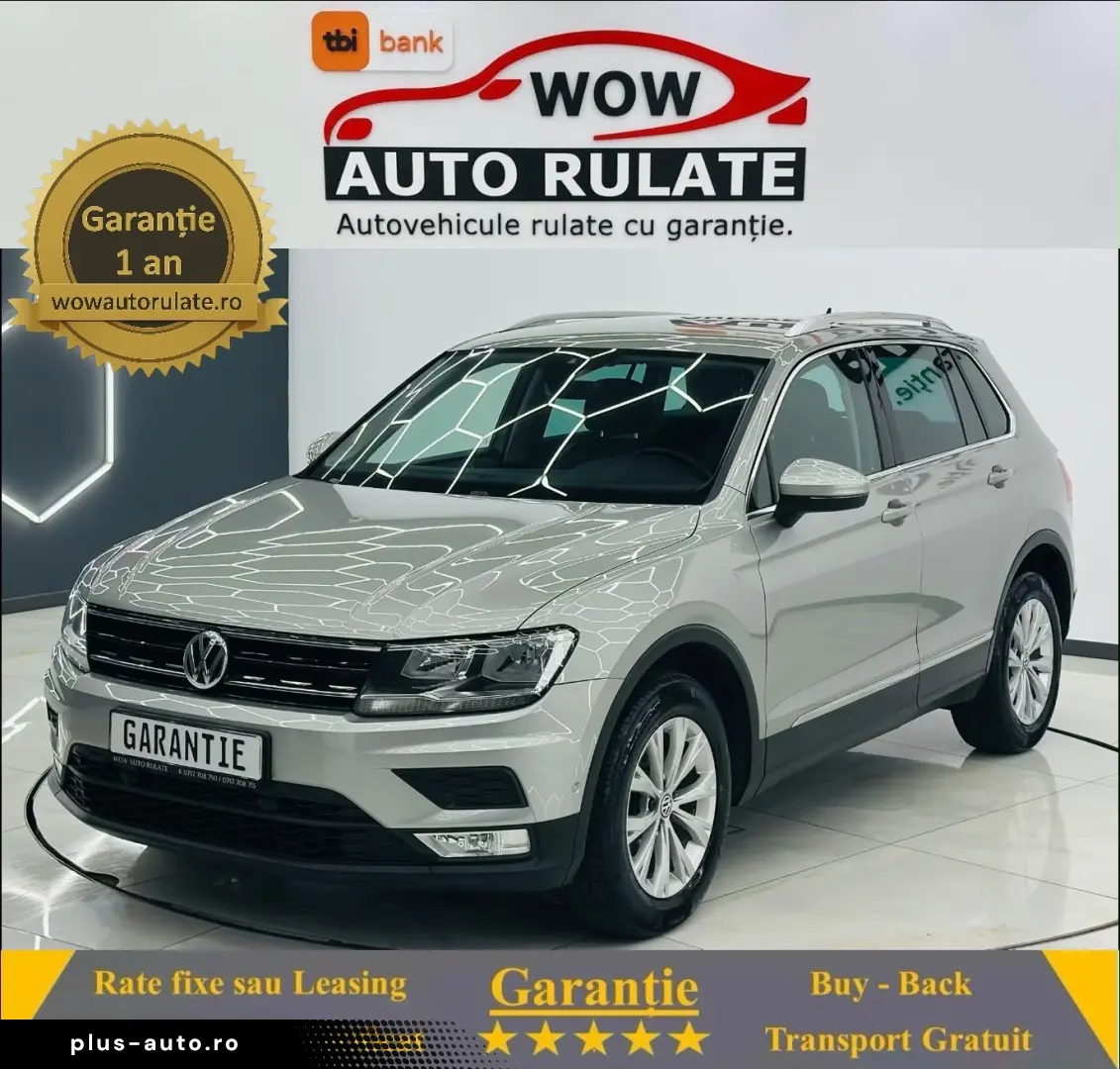 VOLKSWAGEN TIGUAN 2016 2.0D E6 4X4 Garantie 12 Luni Rate Ava