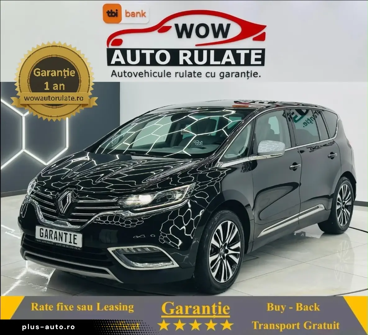 RENAULT ESPACE 2017 1.6D E6 Garantie 12 Luni Rate Avans 0 Do
