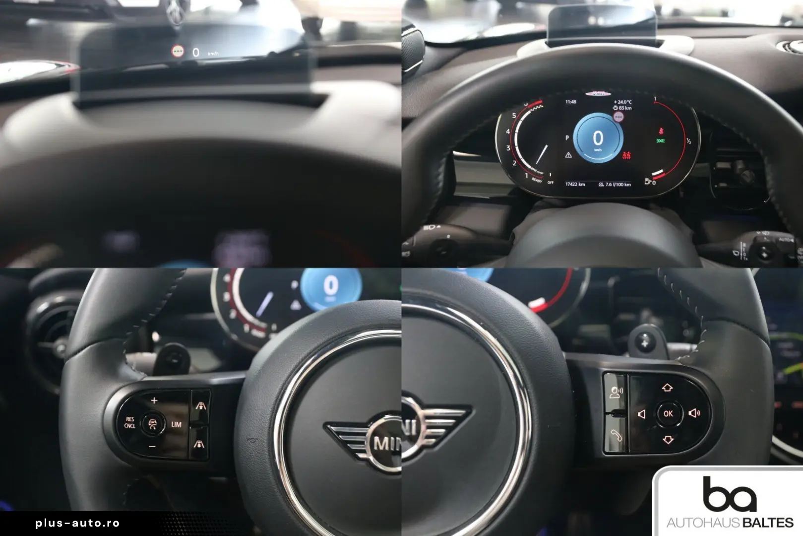 MINI JCW 17  Pano Park HuD Navi LED Kam BlackAutom.
