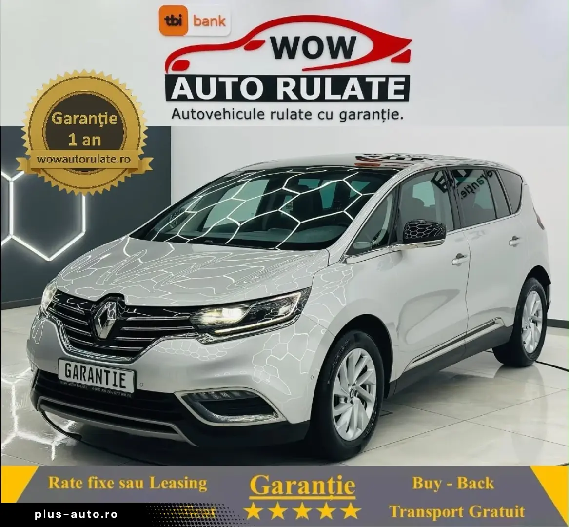 RENAULT ESPACE 2016 1.6D E6 Garantie 12 Luni Rate Avans 0 Do