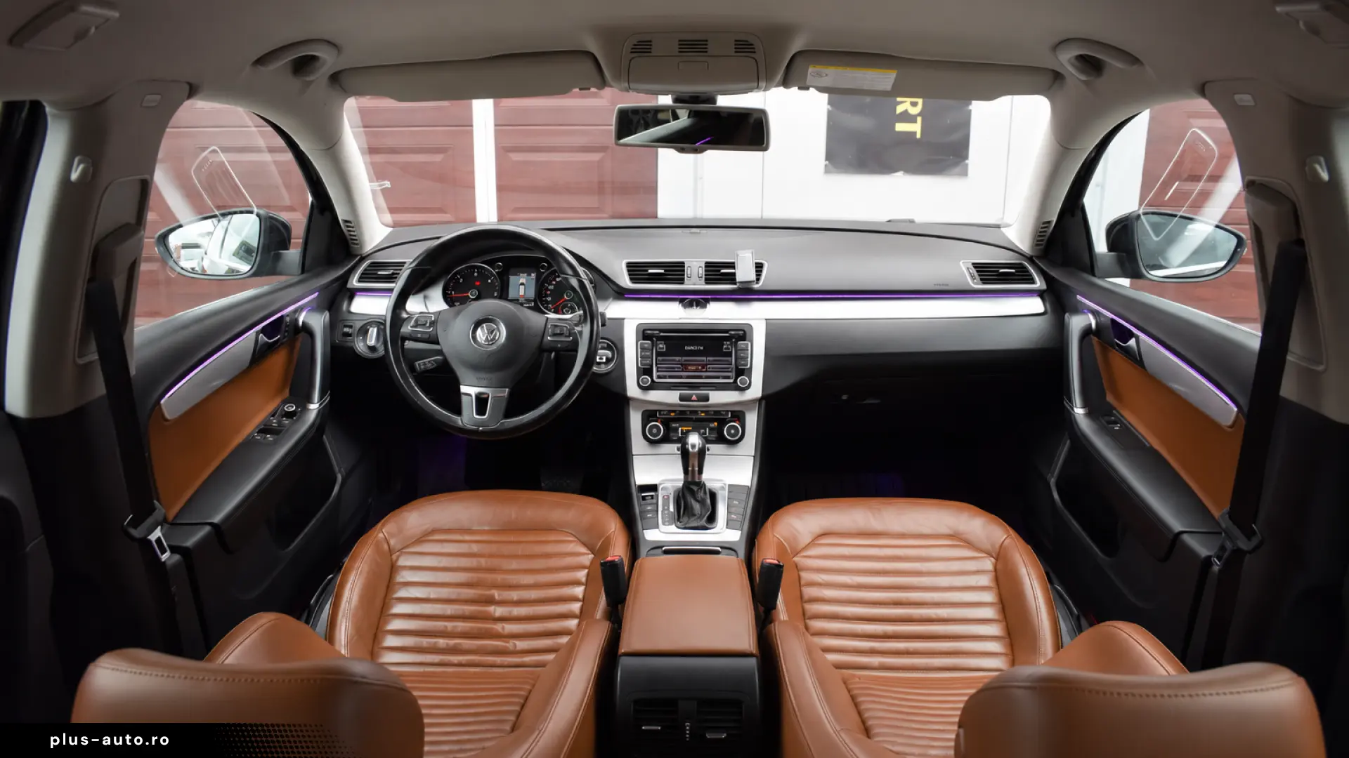Volkswagen Passat 2.0TDI DSG Highline bixenon piele maro