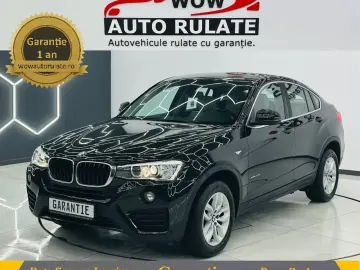 BMW X4 2015 2.0D E6 4X4 Garantie 12 Luni Rate Avans 0 Doar C