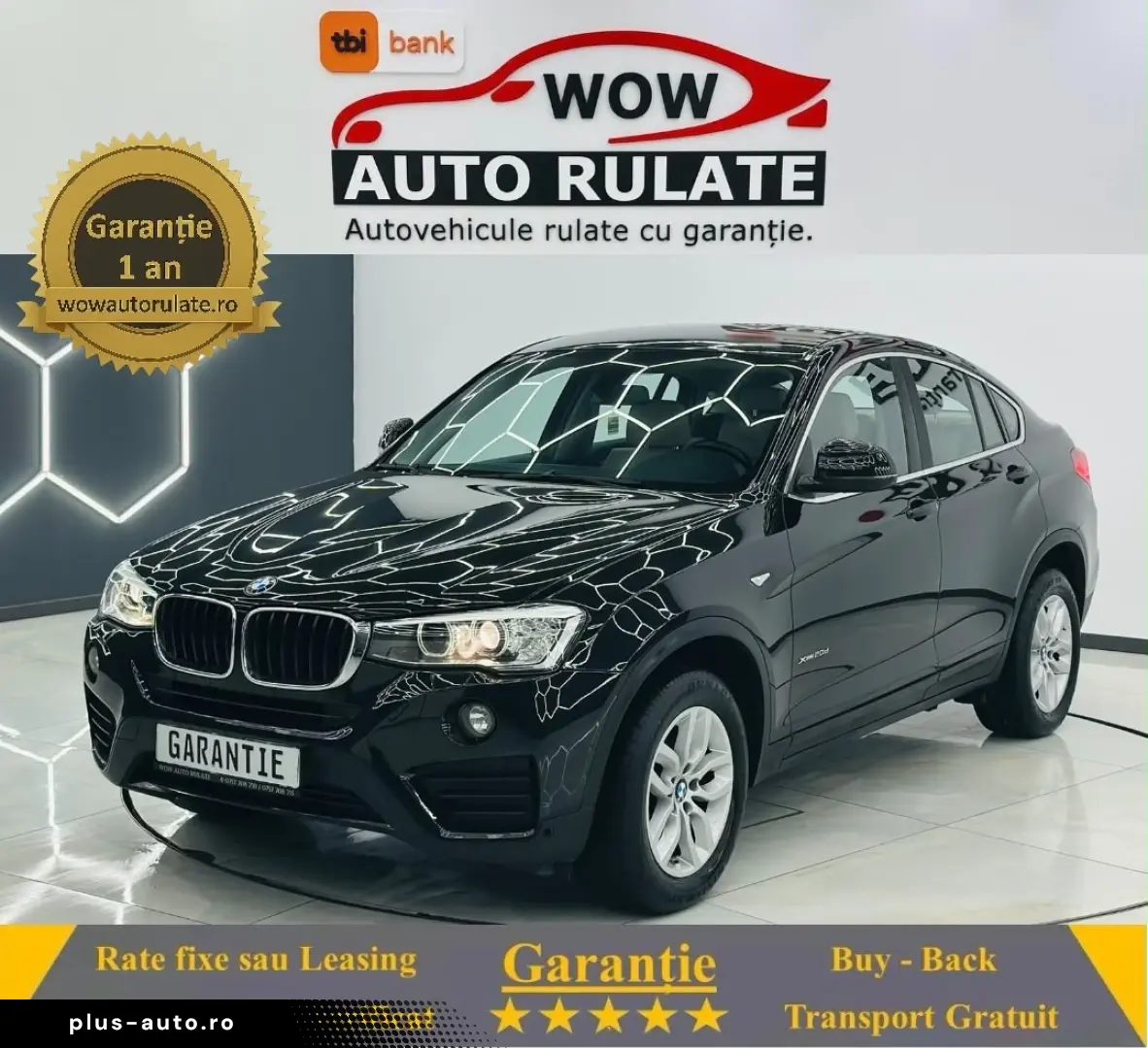 BMW X4 2015 2.0D E6 4X4 Garantie 12 Luni Rate Avans 0 Doar C