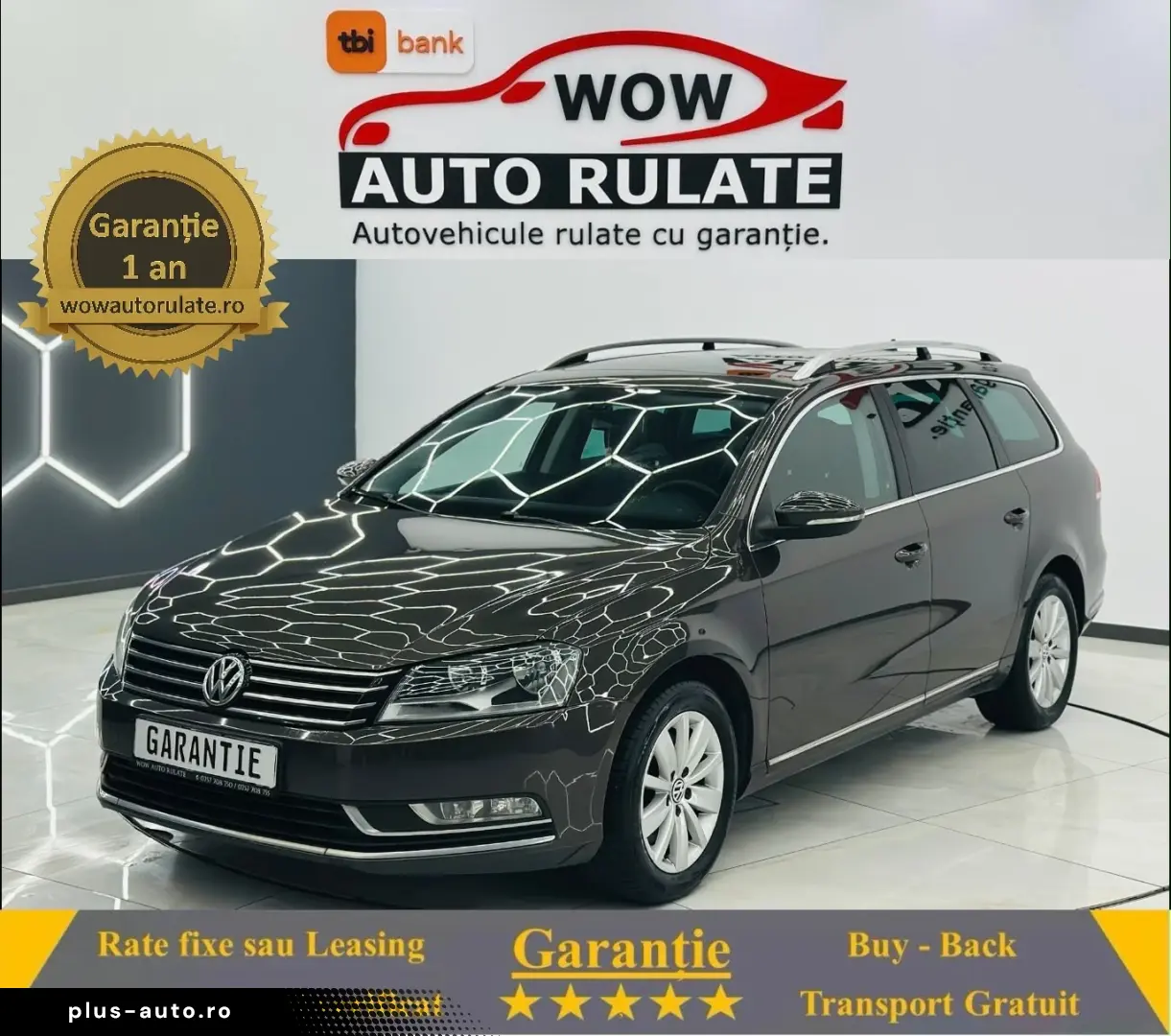 VOLKSWAGEN PASSAT 2013 1.6D E5 Garantie 12 Luni Rate Avans 0