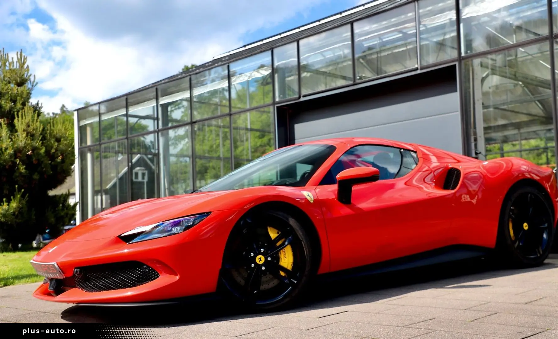 FERRARI 296 GTS Lift LED Carbon  JBL Passenger Display