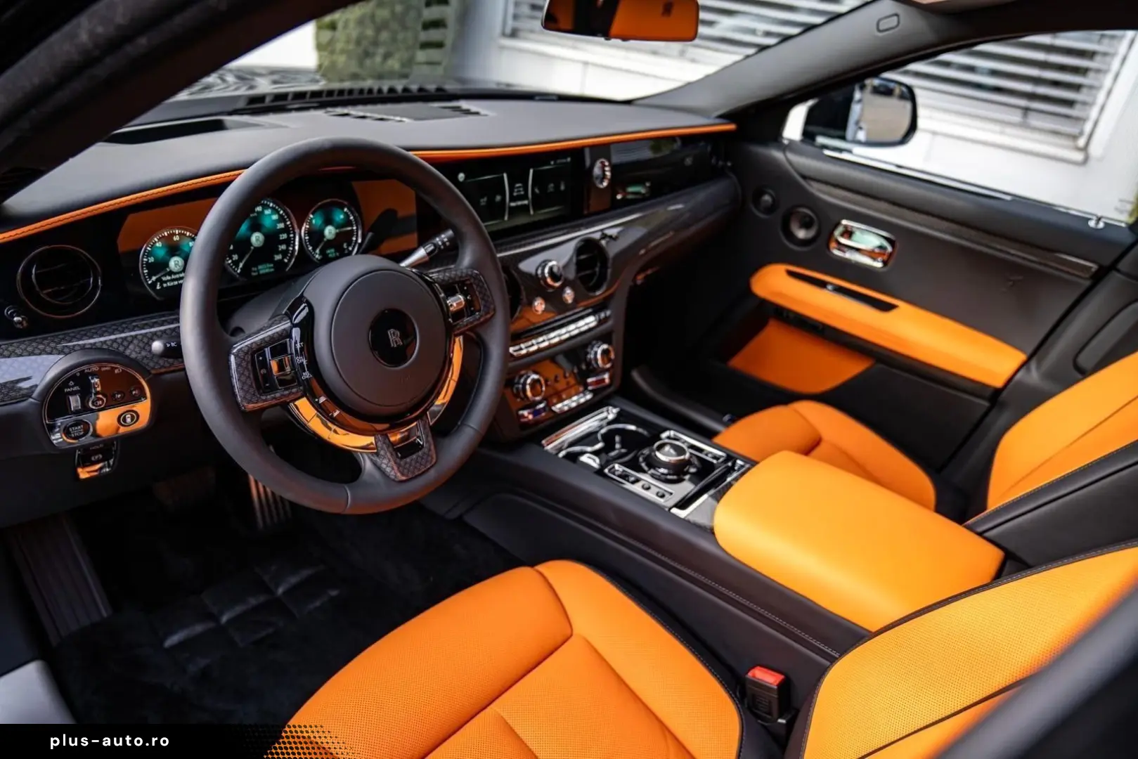 ROLLS ROYCE Ghost Black Badge Interior Hermes